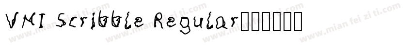 VNI Scribble Regular字体转换